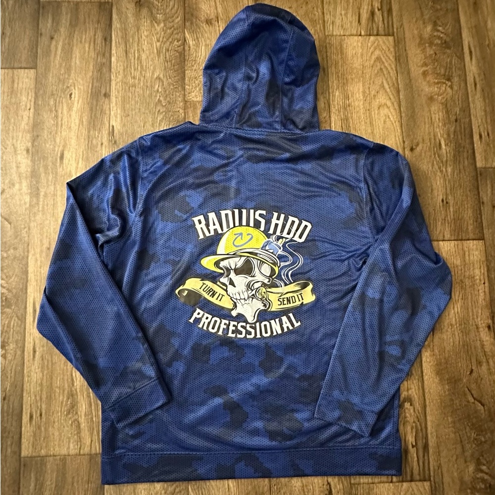 Sport-Tek Hoodie Skull Men’s Size XL Blue
